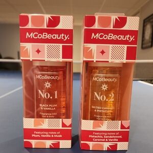 MCoBeauty Fragrances - Plum/Vanilla & Caramel/Pistachio 8.11oz Ea